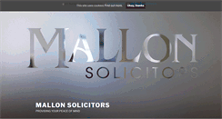 Desktop Screenshot of mallonsolicitors.ie