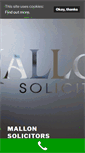 Mobile Screenshot of mallonsolicitors.ie