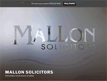 Tablet Screenshot of mallonsolicitors.ie